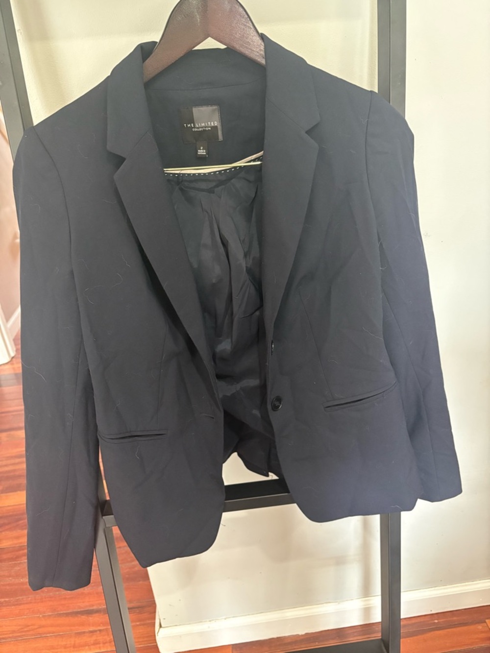 The Limited Black Tailored Single-Button Blazer